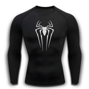 Long sleeve black spiderman