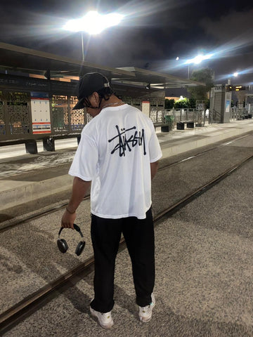 Over size Stussy t-shirt